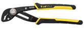 Stanley Push-Lock Series 84-648 Groove Joint Plier, 10-5/16 in OAL, Black/Yellow Handle, Comfort-Grip Handle